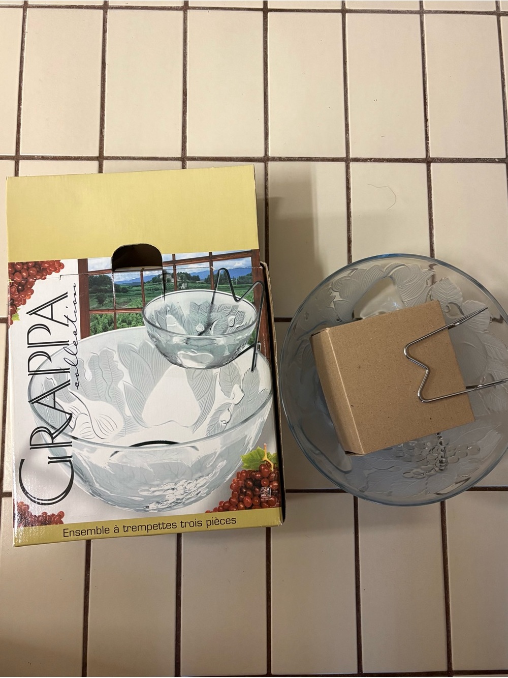 Grappa Collections Glass Bowl Set